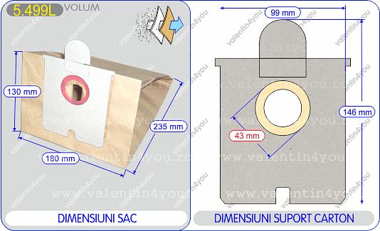 Detalii Sac pentru aspirator - Model 05