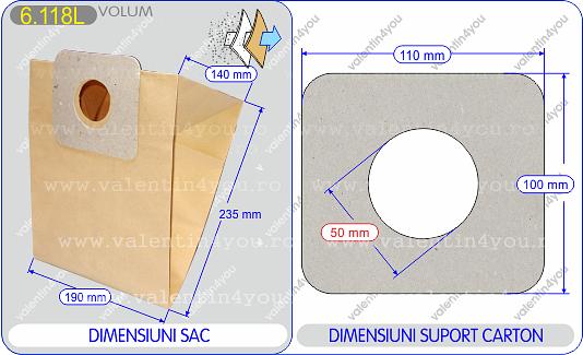 Detalii Sac pentru aspirator - Model 10