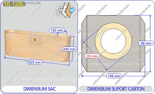 Detalii Sac pentru aspirator - Model 113