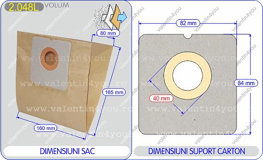 Detalii Sac pentru aspirator - Model 12