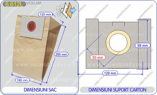 Detalii Sac pentru aspirator - Model 133