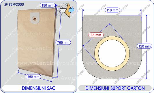 Detalii Sac pentru aspirator - Model 151