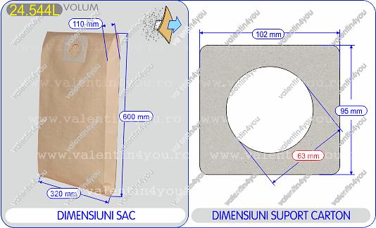 Detalii Sac pentru aspirator - Model 160