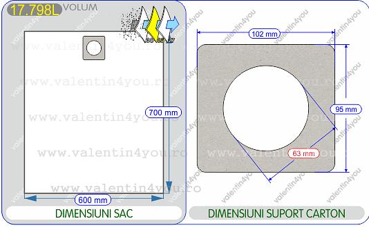 Detalii Sac pentru aspirator - Model 160b