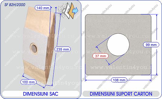Detalii Sac pentru aspirator - Model 192
