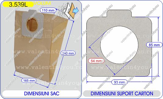 Detalii Sac pentru aspirator - Model 22