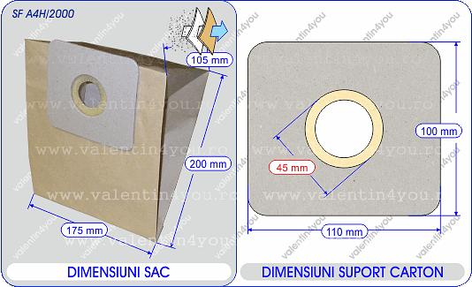 Detalii Sac pentru aspirator - Model 222