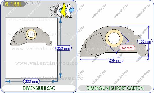 Detalii Sac pentru aspirator - Model 258b