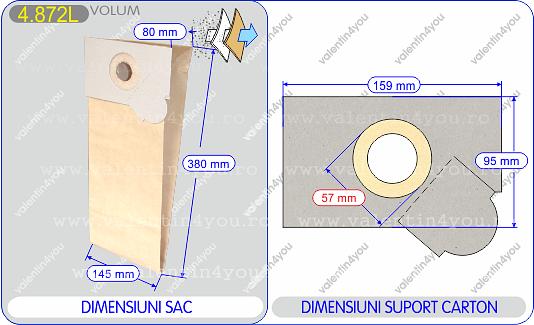 Detalii Sac pentru aspirator - Model 338