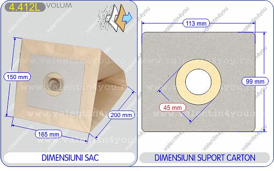 Detalii Sac pentru aspirator - Model 38
