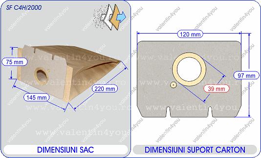 Detalii Sac pentru aspirator - Model 58