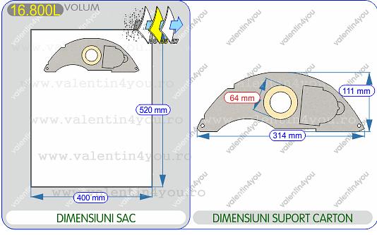 Detalii Sac pentru aspirator - Model 60b