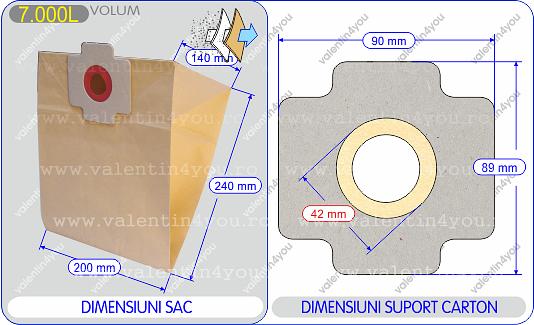Detalii Sac pentru aspirator - Model 74