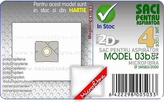 Sac pentru aspirator - Model 03b