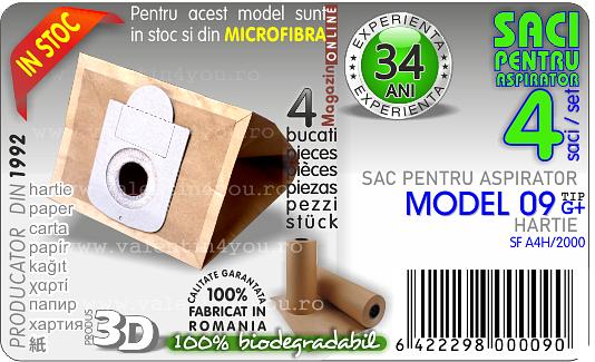 Sac pentru aspirator - Model 09
