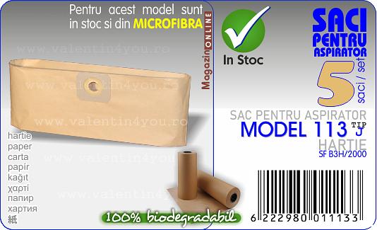 Sac pentru aspirator - Model 113