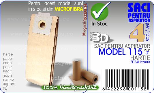 Sac pentru aspirator - Model 115