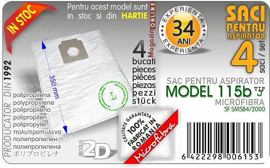 Sac pentru aspirator - Model 115b