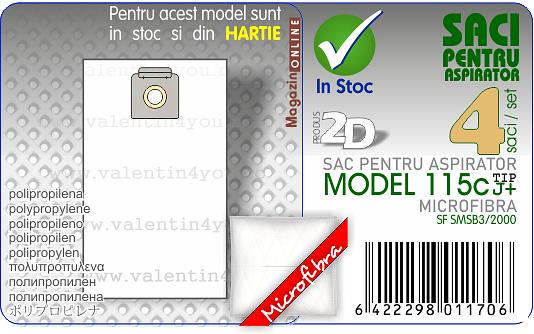 Sac pentru aspirator - Model 115c