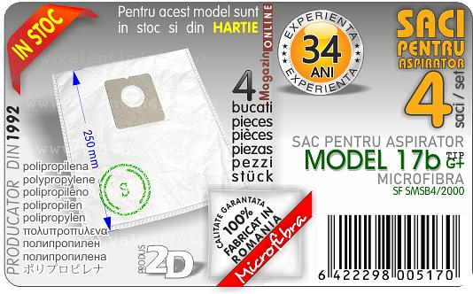 Sac pentru aspirator - Model 17b