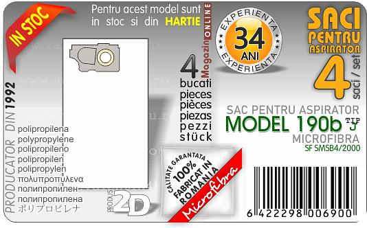 Sac pentru aspirator - Model 190b