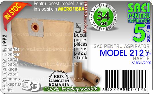 Sac pentru aspirator - Model 212