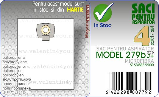 Sac pentru aspirator - Model 279b