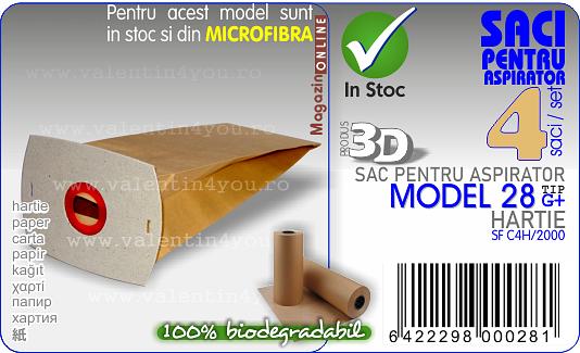 Sac pentru aspirator - Model 28