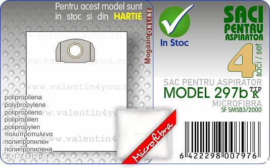Sac pentru aspirator - Model 297b