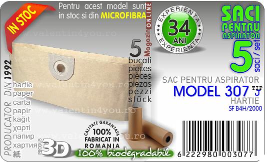 Sac pentru aspirator - Model 307