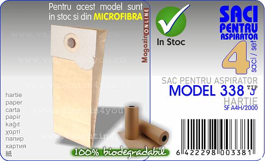 Sac pentru aspirator - Model 338