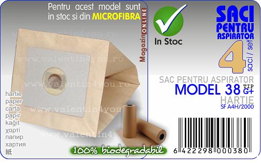 Sac pentru aspirator - Model 38