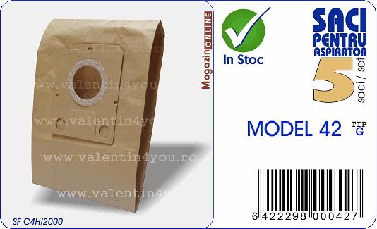 Sac pentru aspirator - Model 42