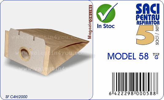 Sac pentru aspirator - Model 58